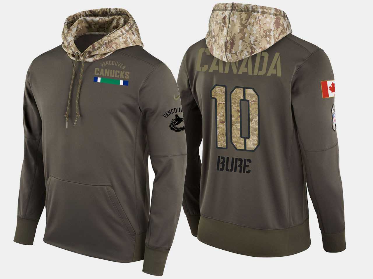 Nike Canucks 10 Pavel Bure Retired Olive Salute To Service Pullover Hoodie,We sell and wholesale Nike Canucks 10 Pavel Bure Retired Olive Salute To Service Pullover Hoodie on line form chian!